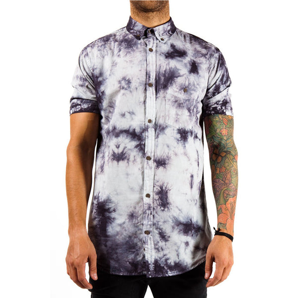 Seven Ft s/s - Indigo Tie Dye