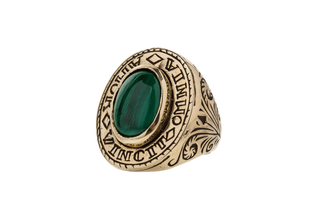 Brass - Malachite