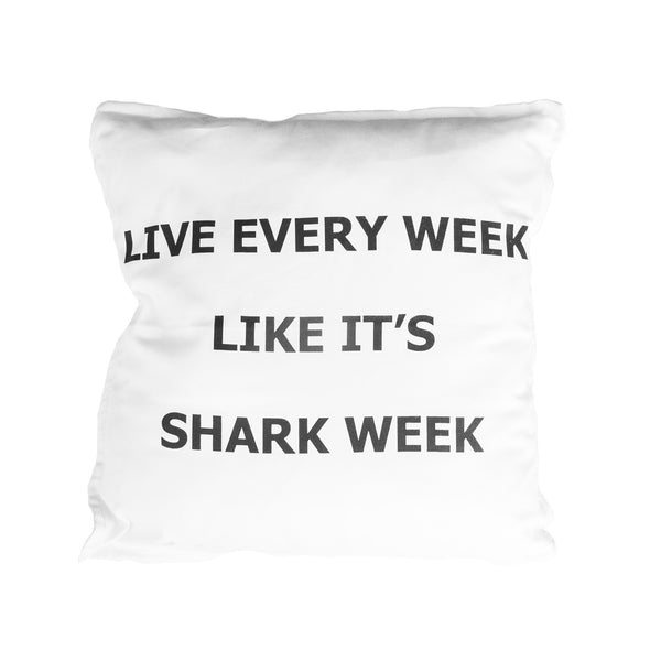 Shark Week Pillow
