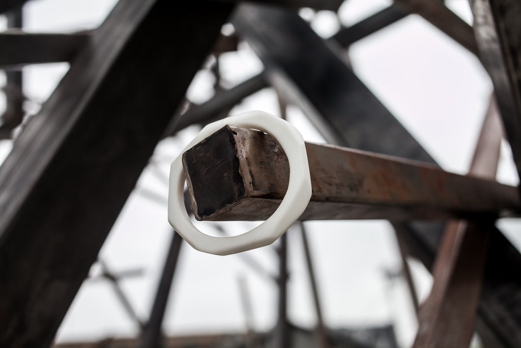 Shifting Planes Wishbone Bangle