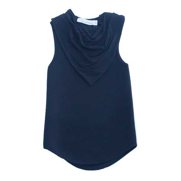 Superflex Scarf Tank - black