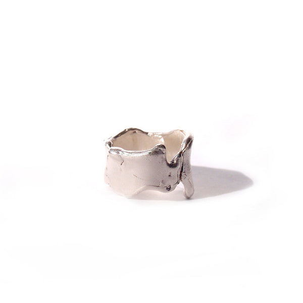 Mini Cuff Ring Silver