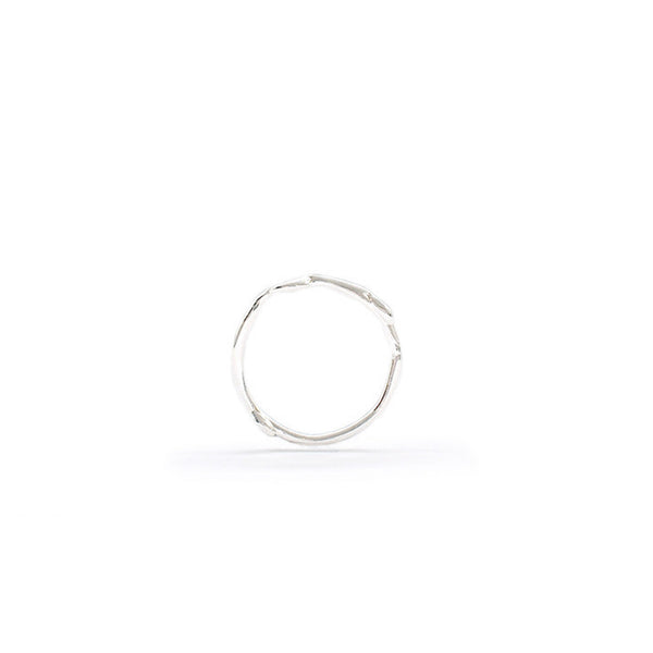 Organic Band Silver