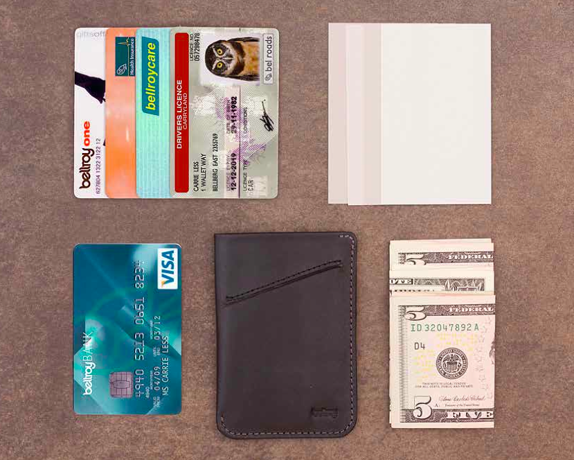 Card Sleeve Wallet Black