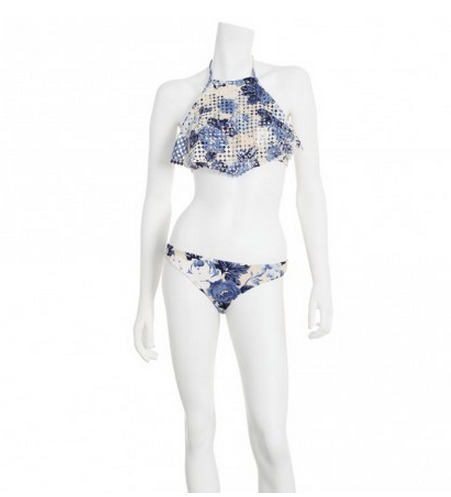 Floral Hydra Perforated Bikini