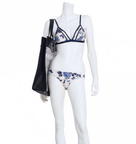 Floral Hydra Mesh Tri Bikini