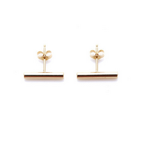 Bold Line Earings - Gold
