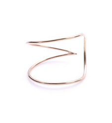 Traced Bud Ring - Gold
