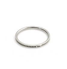 Petite Bead Ring - Silver