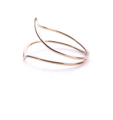 Two Drop Ring - Gold