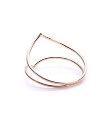Two Drop Ring - Gold