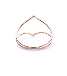 Two Drop Ring - Gold