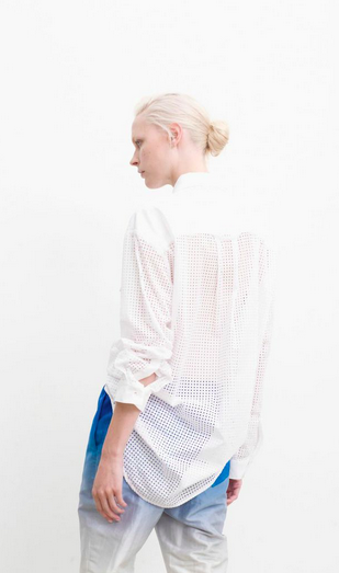 Clancy Boyfriend Shirt - Italian Laser Cotton