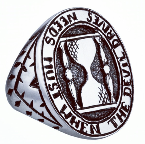 Hour Glass Signet Ring