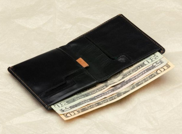 Note Sleeve Wallet Black
