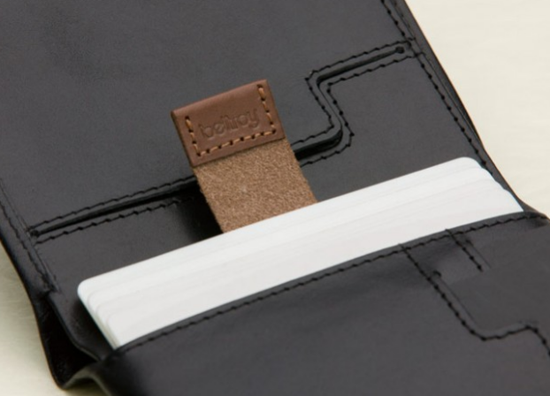Note Sleeve Wallet Black