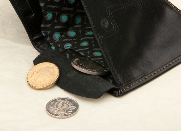 Note Sleeve Wallet Black
