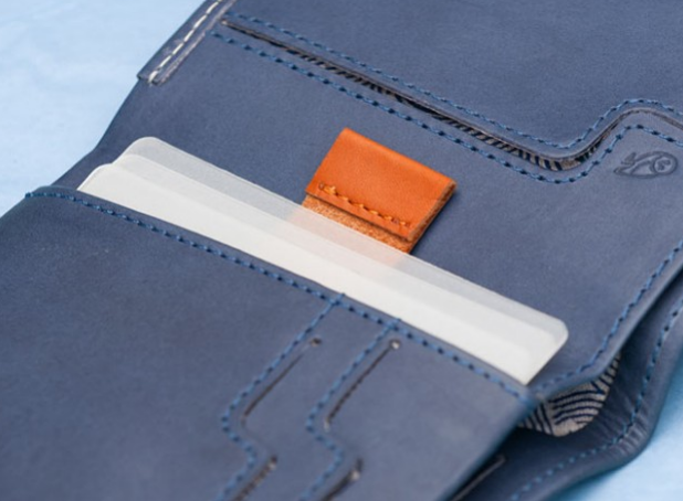 Note Sleeve Wallet Blue Steel
