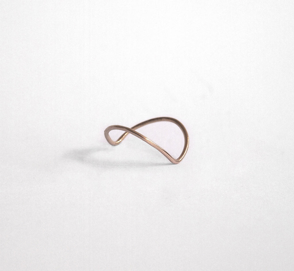 Arc fine band Gold