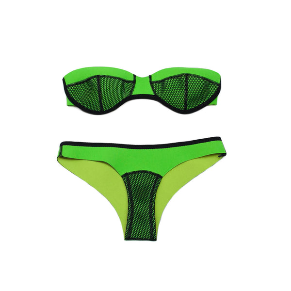 Razor Cut Mesh - Green