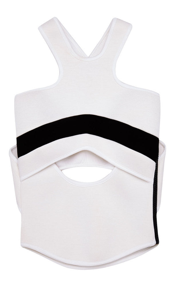 Monochrome Concave Top - White & Black