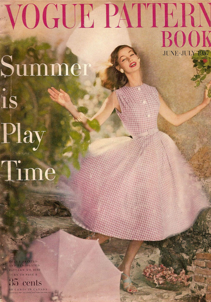 Vogue Pattern Book June-July 1957